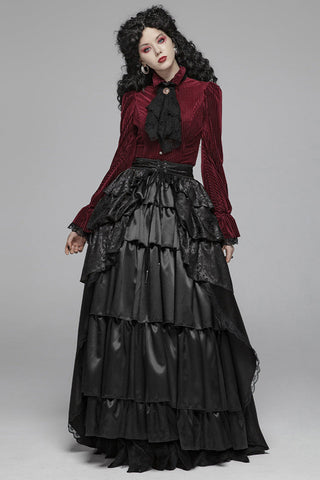Baroness Valvelace Red Stripe Blouse