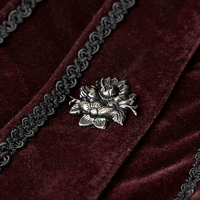 Royal Steampunk Queen Scissor-Tail Jacket