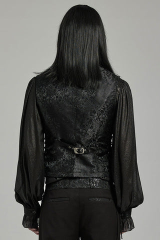 blue gothic waistcoat