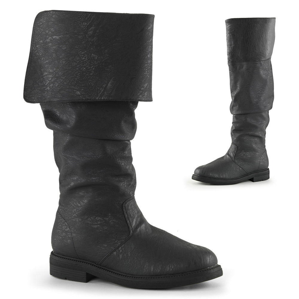 captain ironclad boots black