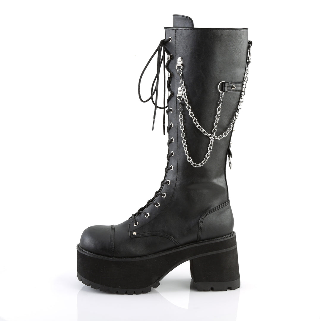 chunky eel punk platform boots ranger-303