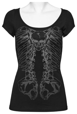 skeleton design t-shirt