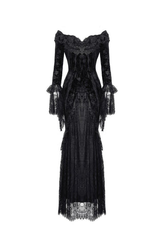 dark in love d932 gothic off shoulder gothic wedding dress