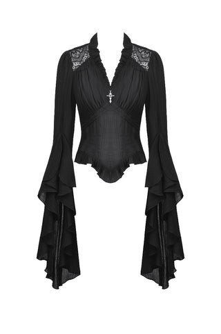 dark in love tw624 bell sleeve blouse