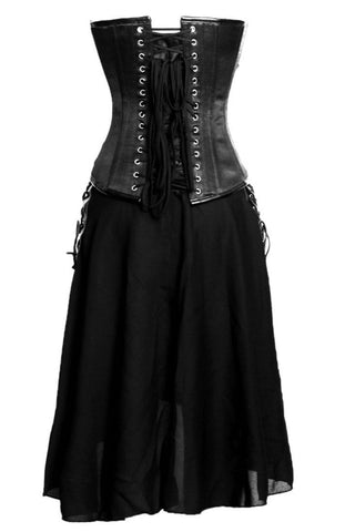 Dark Majesty Corset and Skirt Set