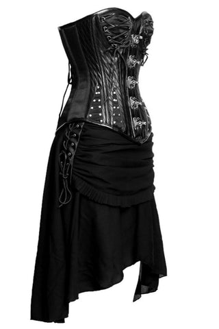 Dark Majesty Corset and Skirt Set
