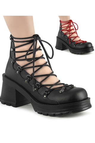 demonia bratty-32 chunky heel d-ring lace-up high ankle mary jane shoes