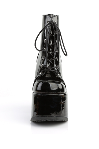 Obsidian Cut-Out Platform Boots