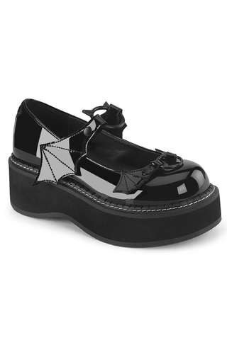 Demonia Emily-23 gothic vampire style bat wing platform shoes