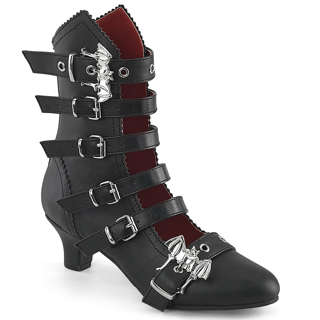 demonia flora-1035 Draculine Bat Buckle Boots