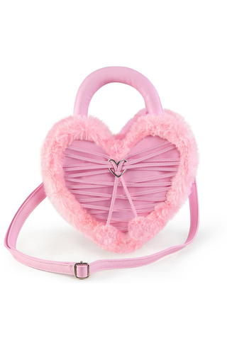 demonia hb-631 pink shoulder bag front side