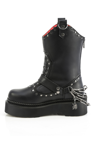 demonia rebel-56 boots inner side view