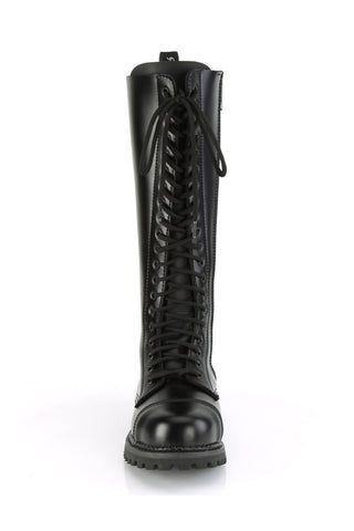 Riot-20 Knee High Leather Combat Boots - Unisex