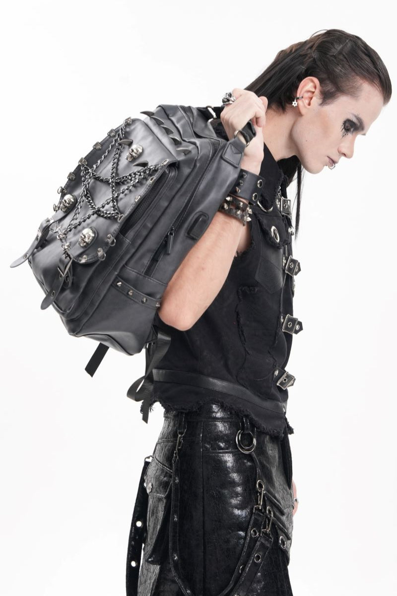 demon style goth backpac devil fashion as208