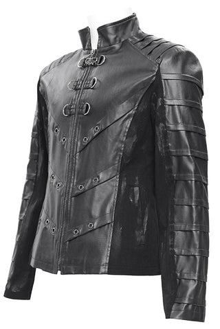 Side view of CT200 NX-47 jacket showing tailored cut and pleated sleeve detail