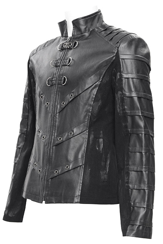 Side view of CT200 NX-47 jacket showing tailored cut and pleated sleeve detail