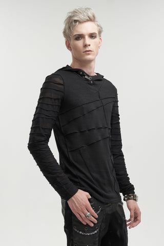 Phantom – Hooded Mesh Sleeve Shirt