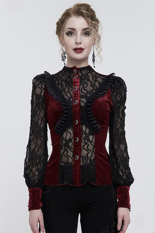 eva lady esht01502 gothic formal top