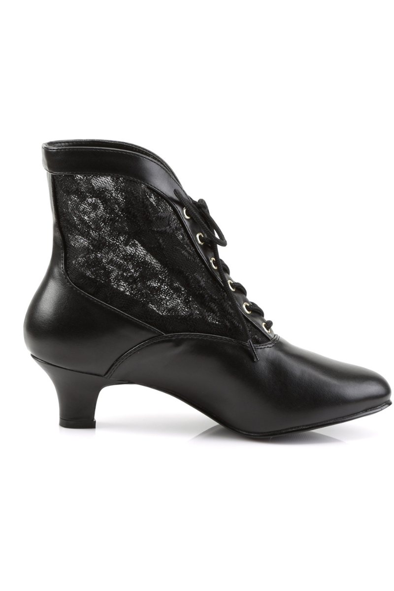Victorian Ankle Boots - Funtasma Dame-05 OtherWorld Fashion Victorian Ankle Boots - Funtasma Dame-05 OtherWorld Fashion