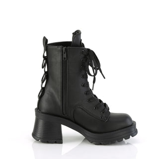 gothic chunky heel boots