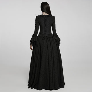 gothic ling dress back view