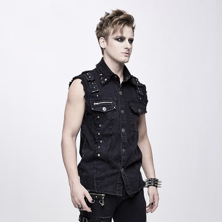 modern punk men's top