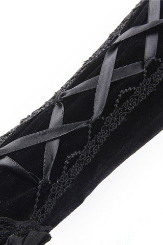 moulin rouge gloves lace details