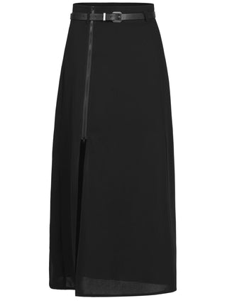 Eclipse – Gothic A-Line Zip Maxi Skirt