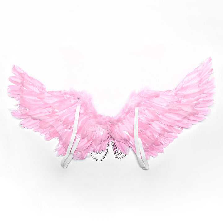 pink angel wings