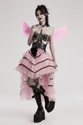 pink cosplay wings