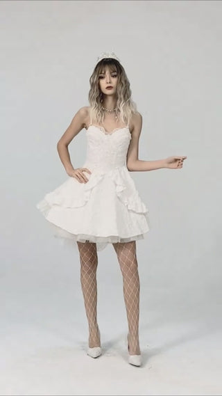 White Widow – Gothic Bridal High-Low Dress video review