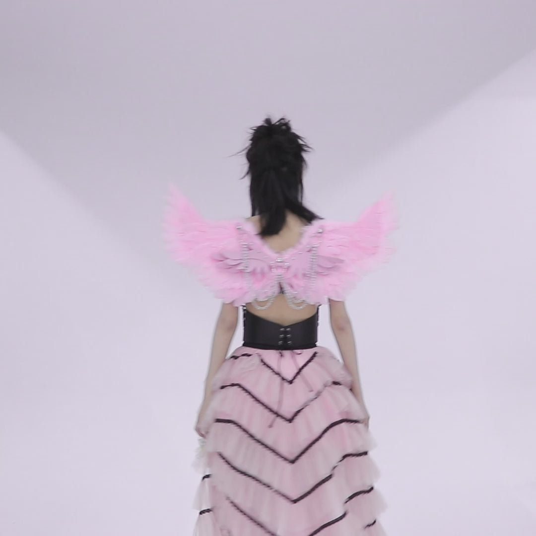 punk rave s-609 pink wings video