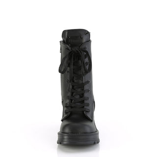 punk chunky heel boots