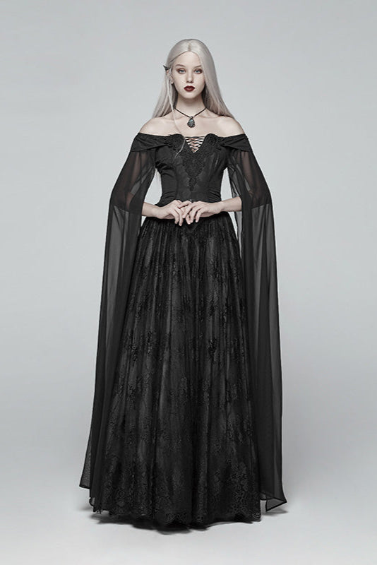 punk rave q-383 gothic ball gowb