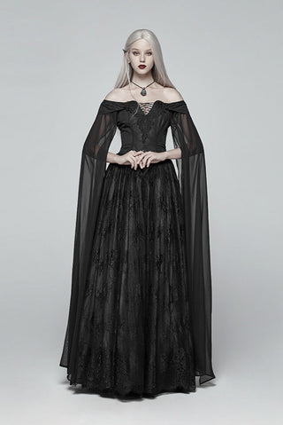punk rave q-383 gothic ball gowb