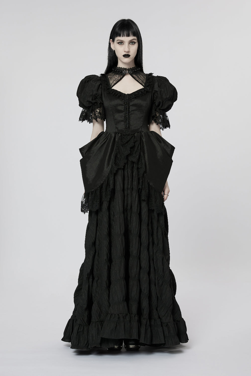 Punk Rave WQ-611 18th Century-Inspired Victorian Gothic Ball Gown OtherWorld Fashion Punk Rave WQ-611 18th Century-Inspired Victorian Gothic Ball Gown OtherWorld Fashion