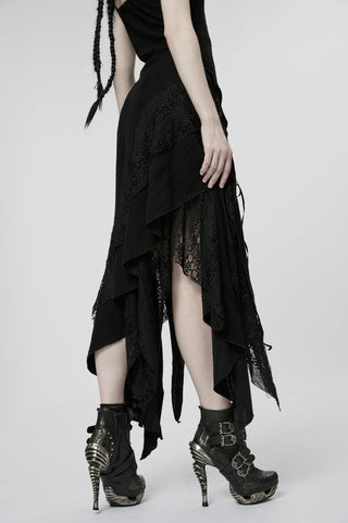 Ritual Lace Asymmetric Dress