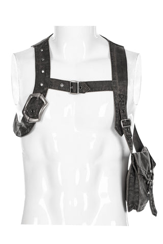 punk rave ws-171 men festival harness bag