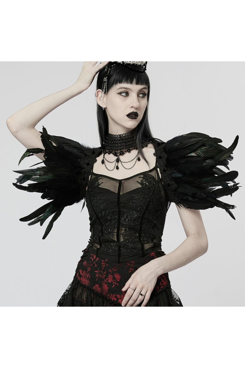 Punk Rave WS-551 Witch Style Cosplay Wing Gothic Vampire Bolero ...