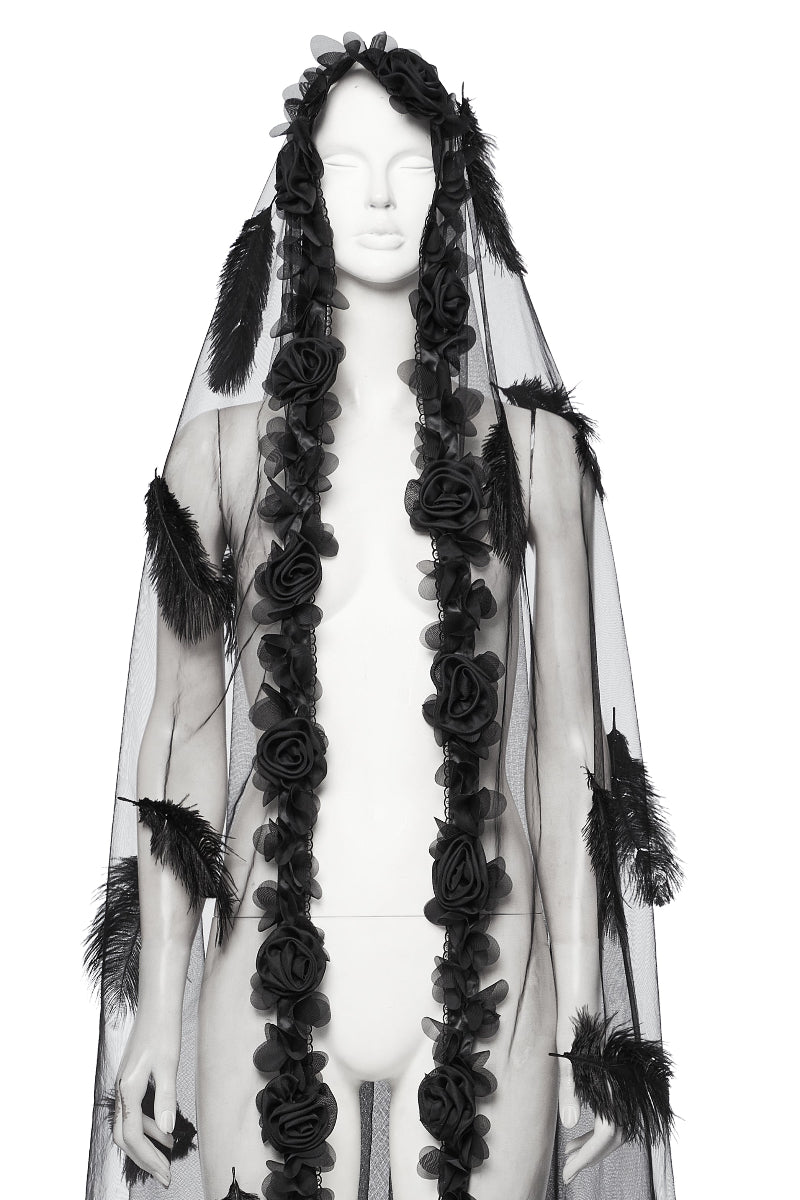 punk rave ws0731 gothic veil