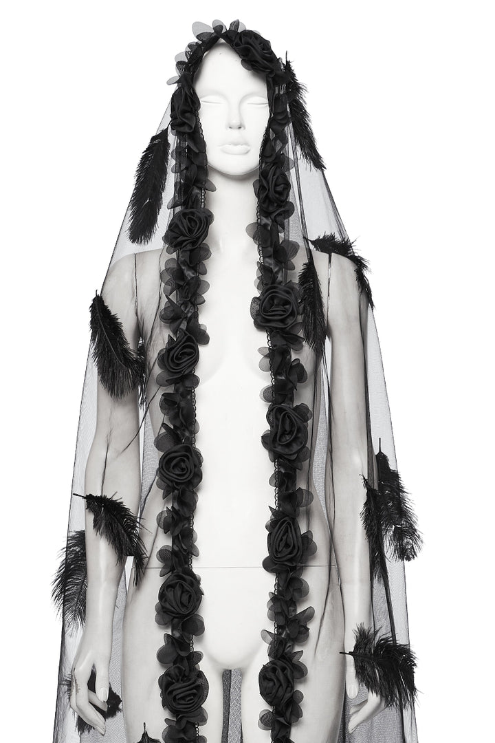 punk rave ws0731 gothic veil