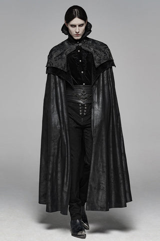 punk rave wy-1079 model is walking with vampire cape