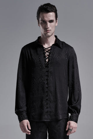 punk rave wy-1279 black cool shirt