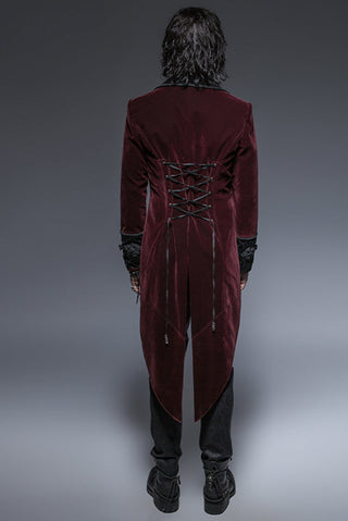 victorian jacket punk rave y-635 back view