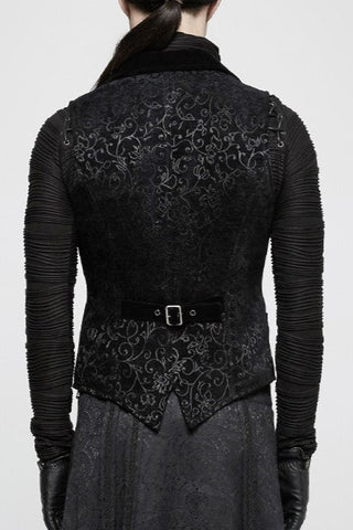 back view of punk rave wy-807victorian vest