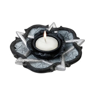 Pentagram Rose Tea Light Holder