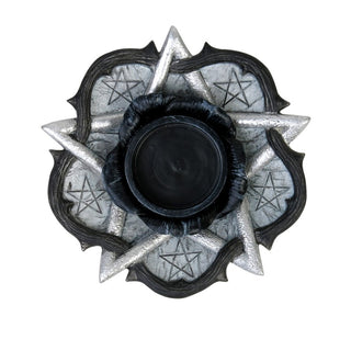 Pentagram Rose Tea Light Holder