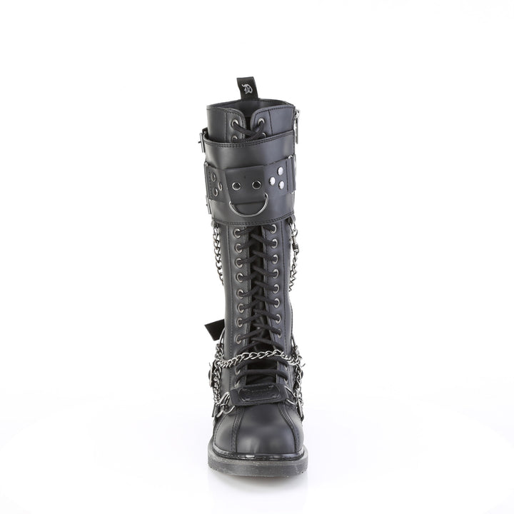 Shadow volt combat boots front side