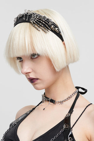 Skeleton Hand Headband