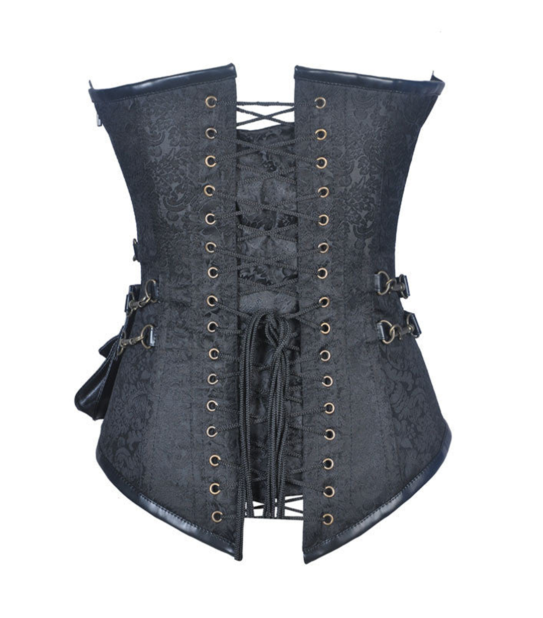 Corset à armatures en acier Steampunk Adventurer Light Armor